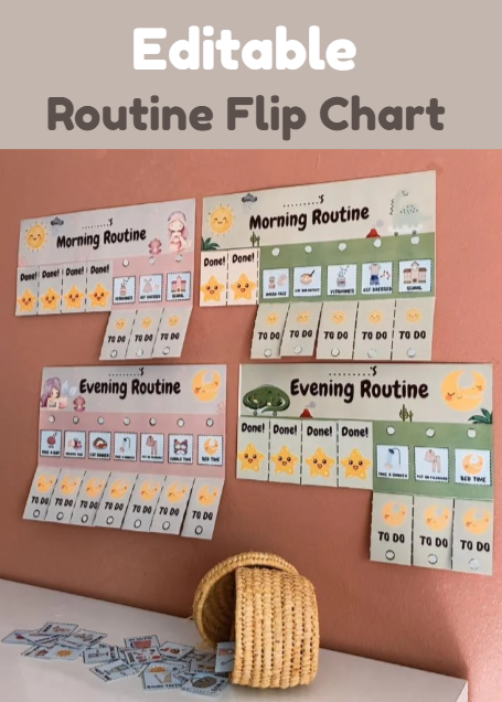 Daily Routine Chart For Kids - KitsForSmartKids