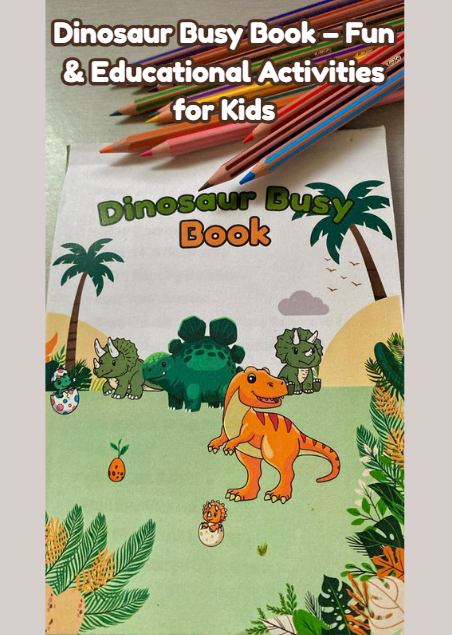 Dino activity book - KitsForSmartKids