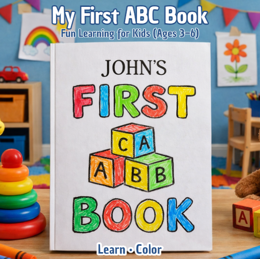 ABC Alphabet Learning Book for Kids-kitsforsmartkids