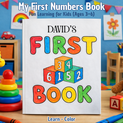 Numbers Learning Book for Kids  - kitsforsmartkids